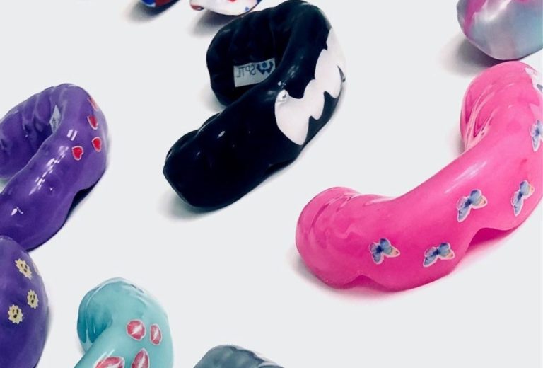 Een op maat gemaakt hockeybitje bij Tandarts Noor in Voorhout